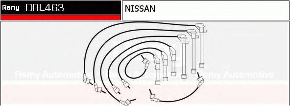 NISSAN 22440-85E25 Комплект дротів запалювання