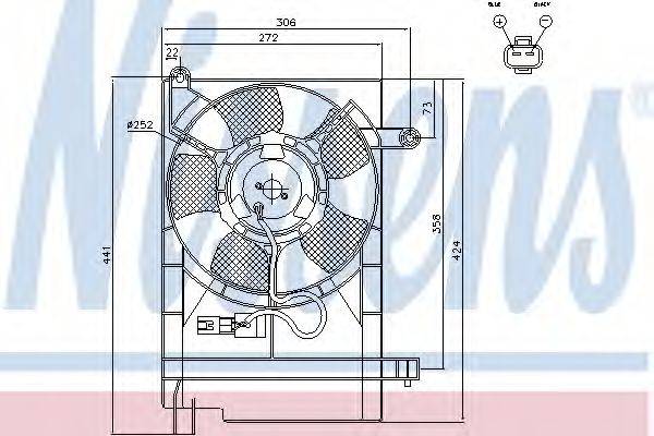 GMC 93740677 Вентилятор, охолодження двигуна