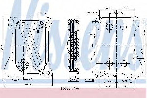 GMC 5650341 масляний радіатор, моторне масло
