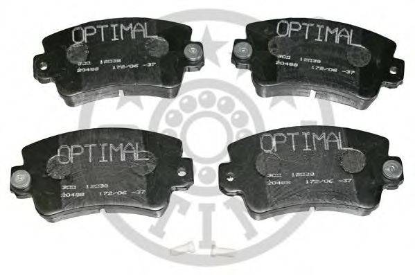 OPTIMAL 20488 Комплект гальмівних колодок, дискове гальмо