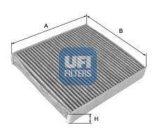 UFI 5415000 Фільтр, повітря у внутрішньому просторі