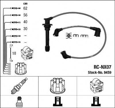 NISSAN 22450-0E028 Комплект дротів запалювання