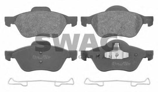 SWAG 60916672 Комплект гальмівних колодок, дискове гальмо