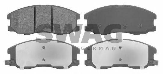 SWAG 89916632 Комплект гальмівних колодок, дискове гальмо