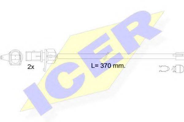 ICER 610608EC Сигналізатор, знос гальмівних колодок