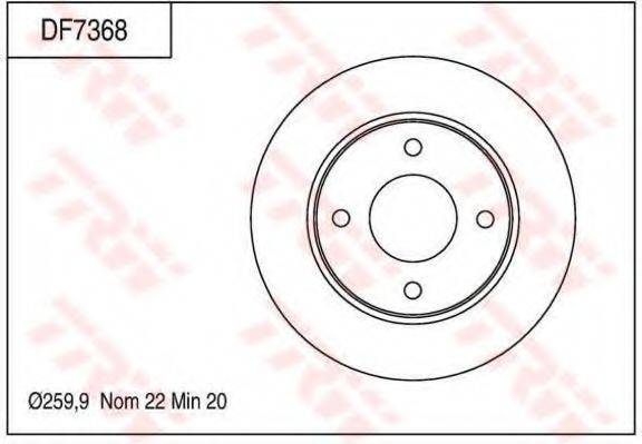 NISSAN (DONGFENG) 40206ED51A гальмівний диск