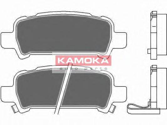 KAMOKA 23573 Комплект гальмівних колодок, дискове гальмо