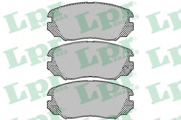 LPR 05P1409 Комплект гальмівних колодок, дискове гальмо