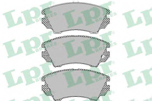 LPR 05P1467 Комплект гальмівних колодок, дискове гальмо