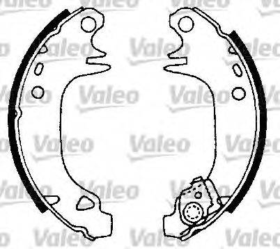 VALEO 554652 Комплект гальмівних колодок
