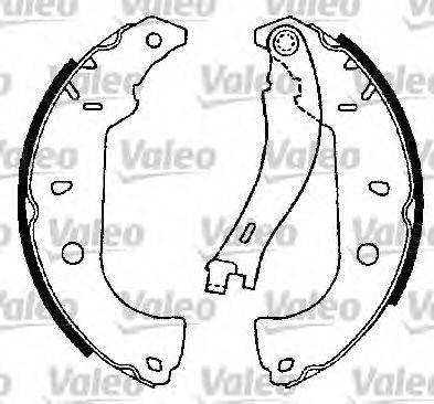 VALEO 554736 Комплект гальмівних колодок