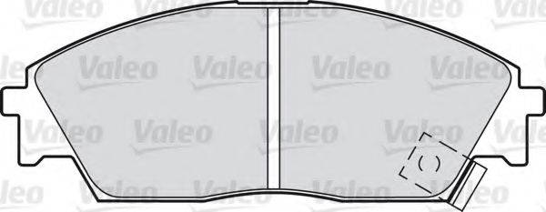 VALEO 551730 Комплект гальмівних колодок, дискове гальмо