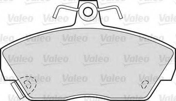 VALEO 540536 Комплект гальмівних колодок, дискове гальмо