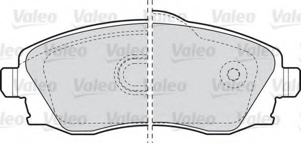 VALEO 301456 Комплект гальмівних колодок, дискове гальмо