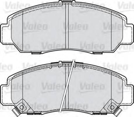 VALEO 301887 Комплект гальмівних колодок, дискове гальмо