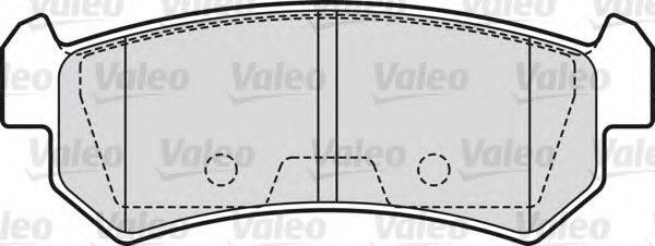VALEO 301874 Комплект гальмівних колодок, дискове гальмо
