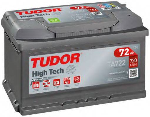 TUDOR TA722 Стартерна акумуляторна батарея; Стартерна акумуляторна батарея