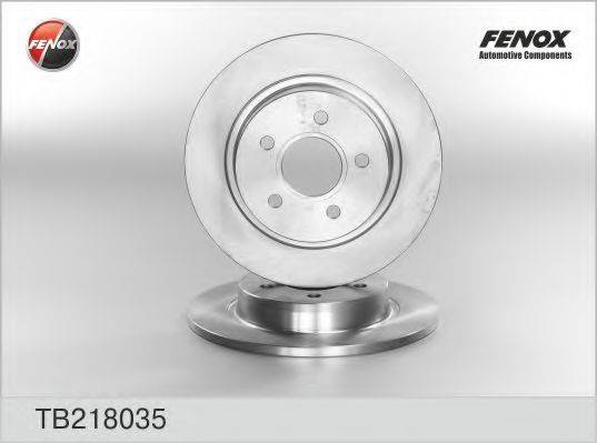 FENOX TB218035 гальмівний диск