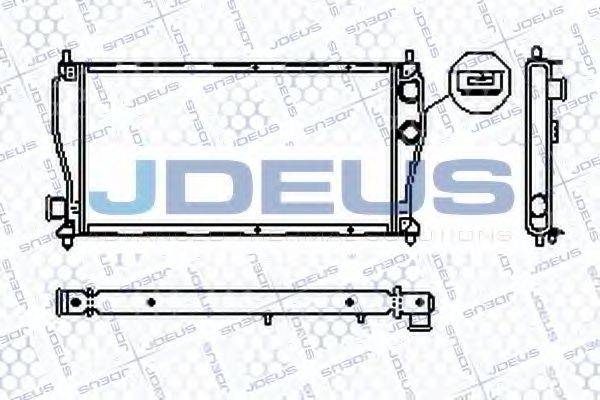 JDEUS RA0020160 Радіатор, охолодження двигуна