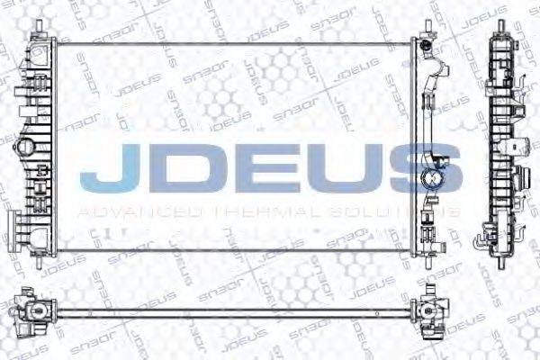 JDEUS RA0201140 Радіатор, охолодження двигуна