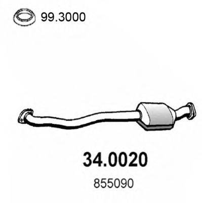 OPEL R1620013 Каталізатор