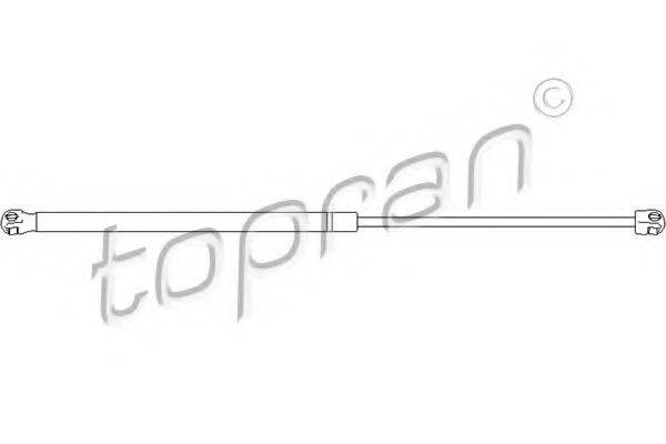 TOPRAN 207126 Газова пружина, капот