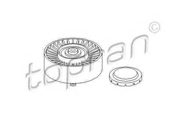 TOPRAN 501677 Паразитний / провідний ролик, полікліновий ремінь