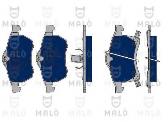 MALO 1050020 Комплект гальмівних колодок, дискове гальмо