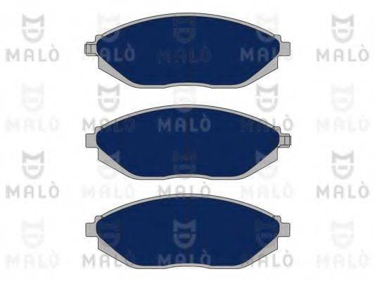 MALO 1051048 Комплект гальмівних колодок, дискове гальмо