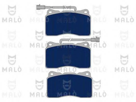 MALO 1051112 Комплект гальмівних колодок, дискове гальмо