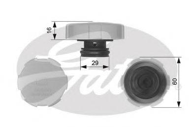 FIAT 51775332 Кришка, резервуар охолоджувальної рідини