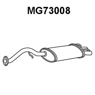 MG WCG000060SLP Глушник вихлопних газів кінцевий