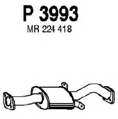 MTS 50169 Середній глушник вихлопних газів