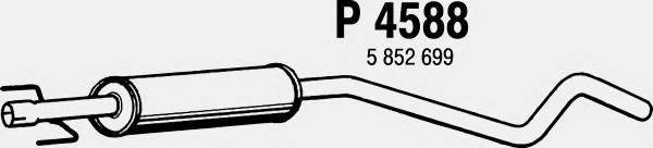 FENNO P4588 Середній глушник вихлопних газів