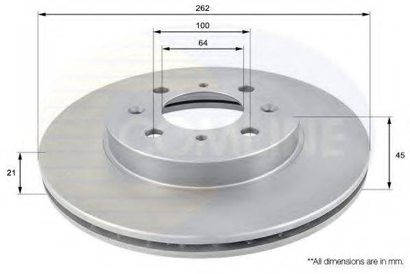 ROVER 45251-SCC-900 гальмівний диск