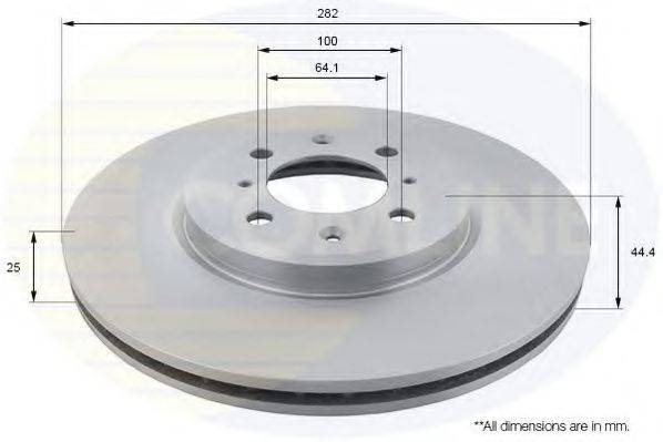 COMLINE ADC1339V гальмівний диск