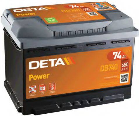 DETA DB740 Стартерна акумуляторна батарея; Стартерна акумуляторна батарея