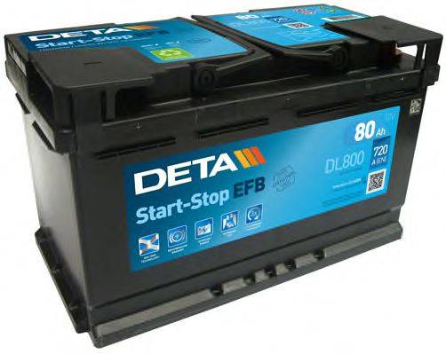 DETA DL800 Стартерна акумуляторна батарея; Стартерна акумуляторна батарея