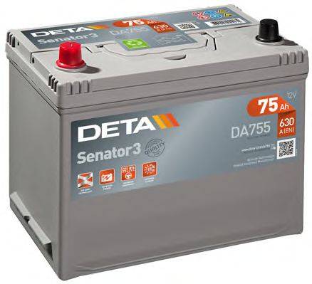 DETA DA755 Стартерна акумуляторна батарея; Стартерна акумуляторна батарея