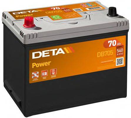 DETA DB705 Стартерна акумуляторна батарея; Стартерна акумуляторна батарея