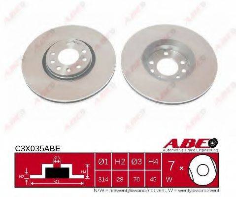 ABE C3X035ABE гальмівний диск
