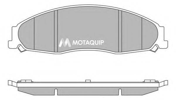 MOTAQUIP LVXL1376 Комплект гальмівних колодок, дискове гальмо