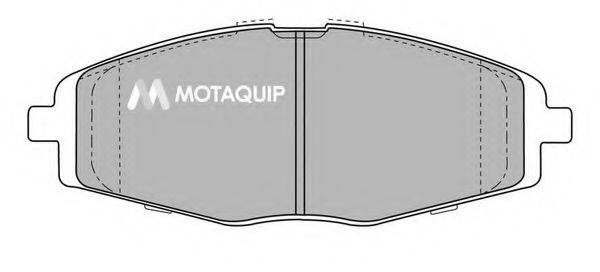 MOTAQUIP LVXL260 Комплект гальмівних колодок, дискове гальмо