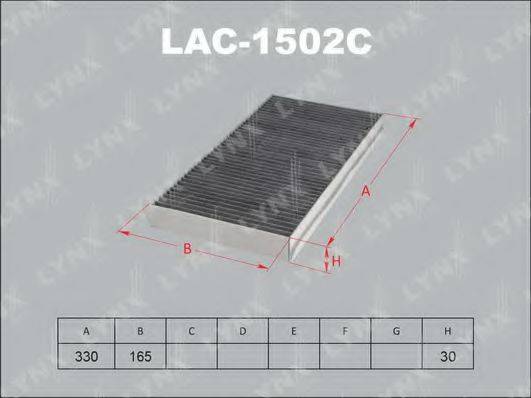 LYNXAUTO LAC1502C Фільтр, повітря у внутрішньому просторі