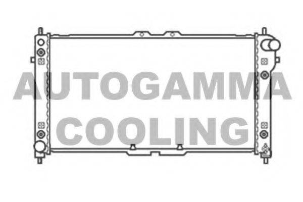 AUTOGAMMA 104675 Радіатор, охолодження двигуна