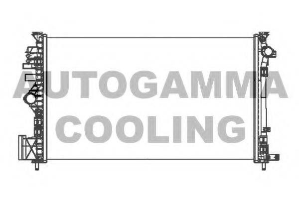 AUTOGAMMA 105322 Радіатор, охолодження двигуна