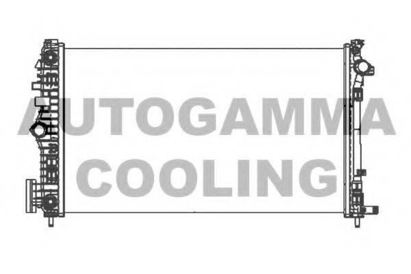 AUTOGAMMA 105323 Радіатор, охолодження двигуна
