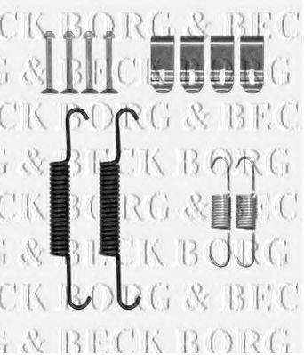 BORG & BECK BBK6211 Комплектуючі, колодки дискового гальма