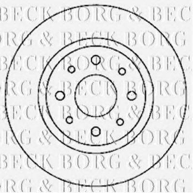 BORG & BECK BBD4761 гальмівний диск