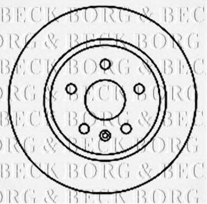 BORG & BECK BBD4766 гальмівний диск
